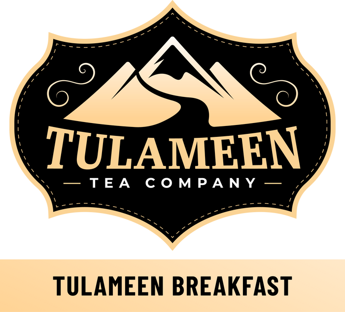 Tulameen Tea Company label for Tulameen Breakfast