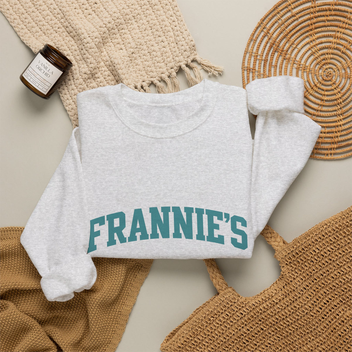 Frannie's Coffee Varsity Crewneck