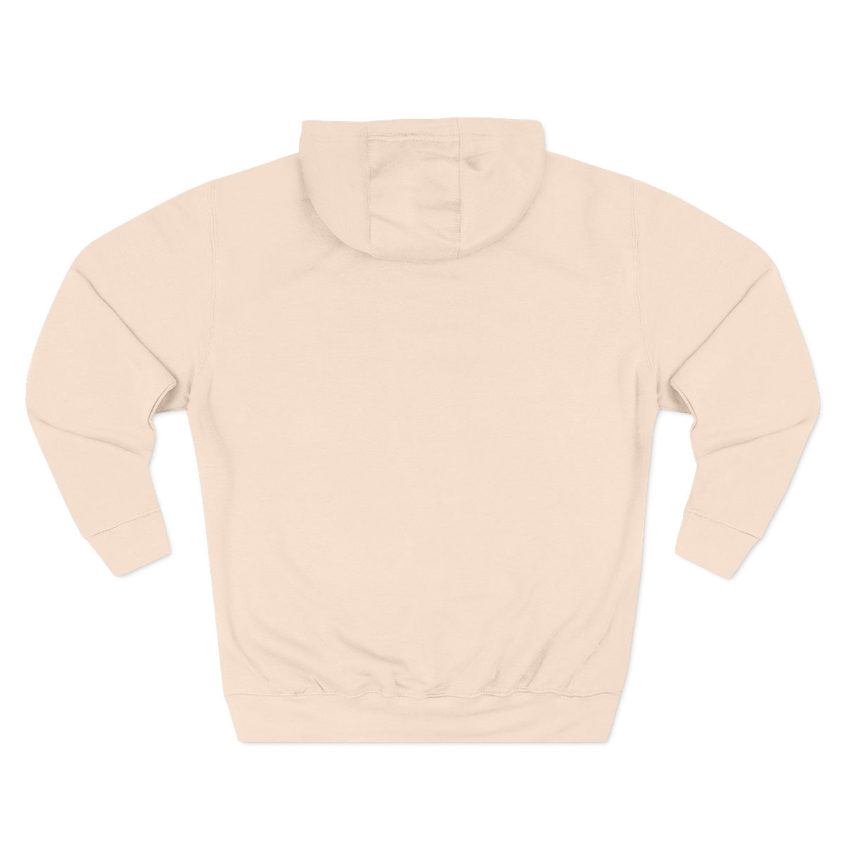 Frannie's Coffee logo hoodie in Pale Pink: back view