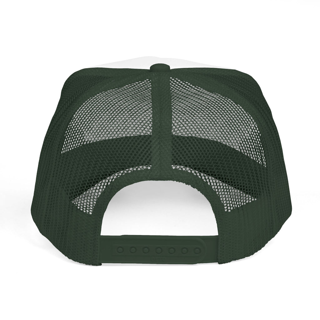 Frannie's Jolly Christmas Trucker Cap, Frannie's Coffee holiday trucker cap