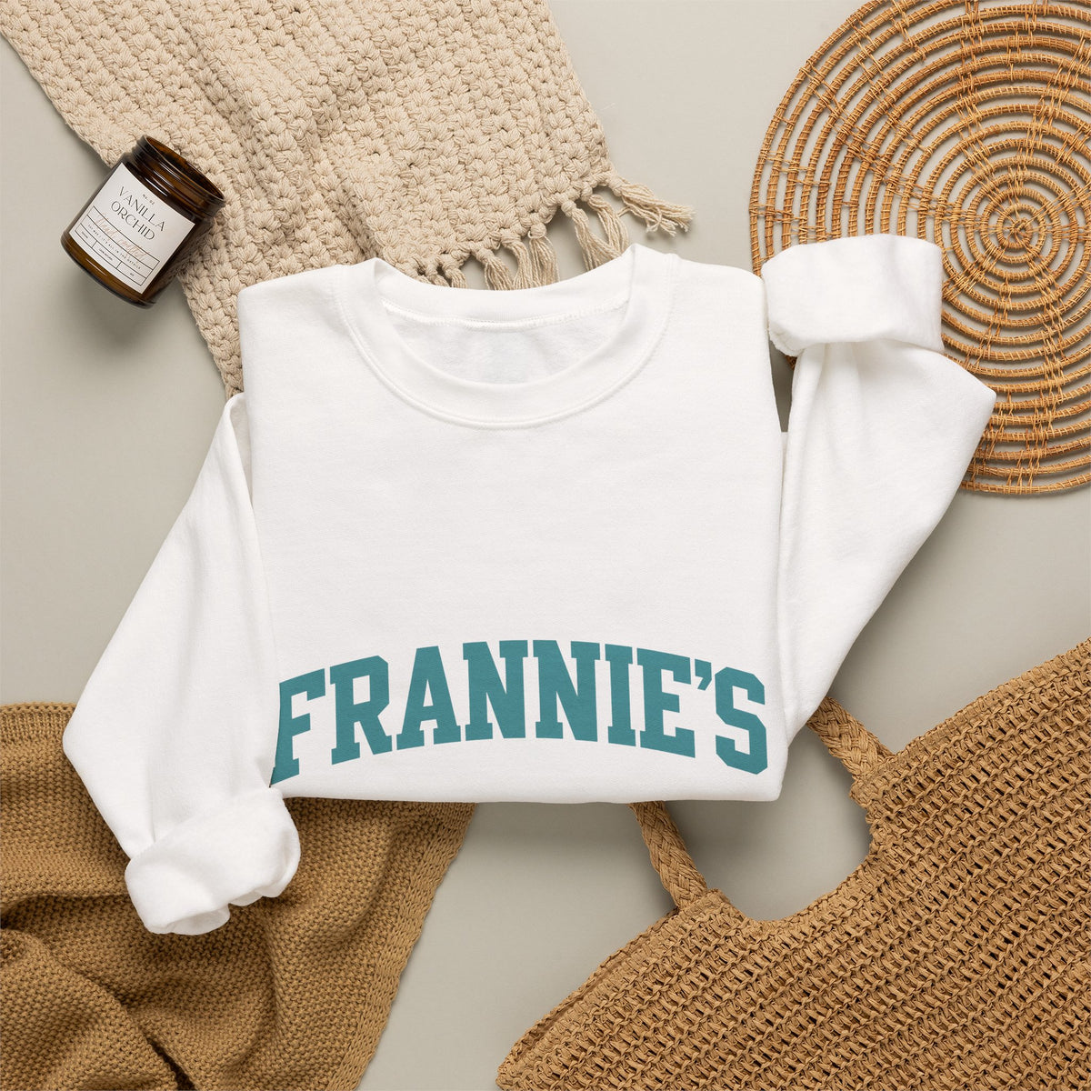 Frannie's Coffee Varsity Crewneck