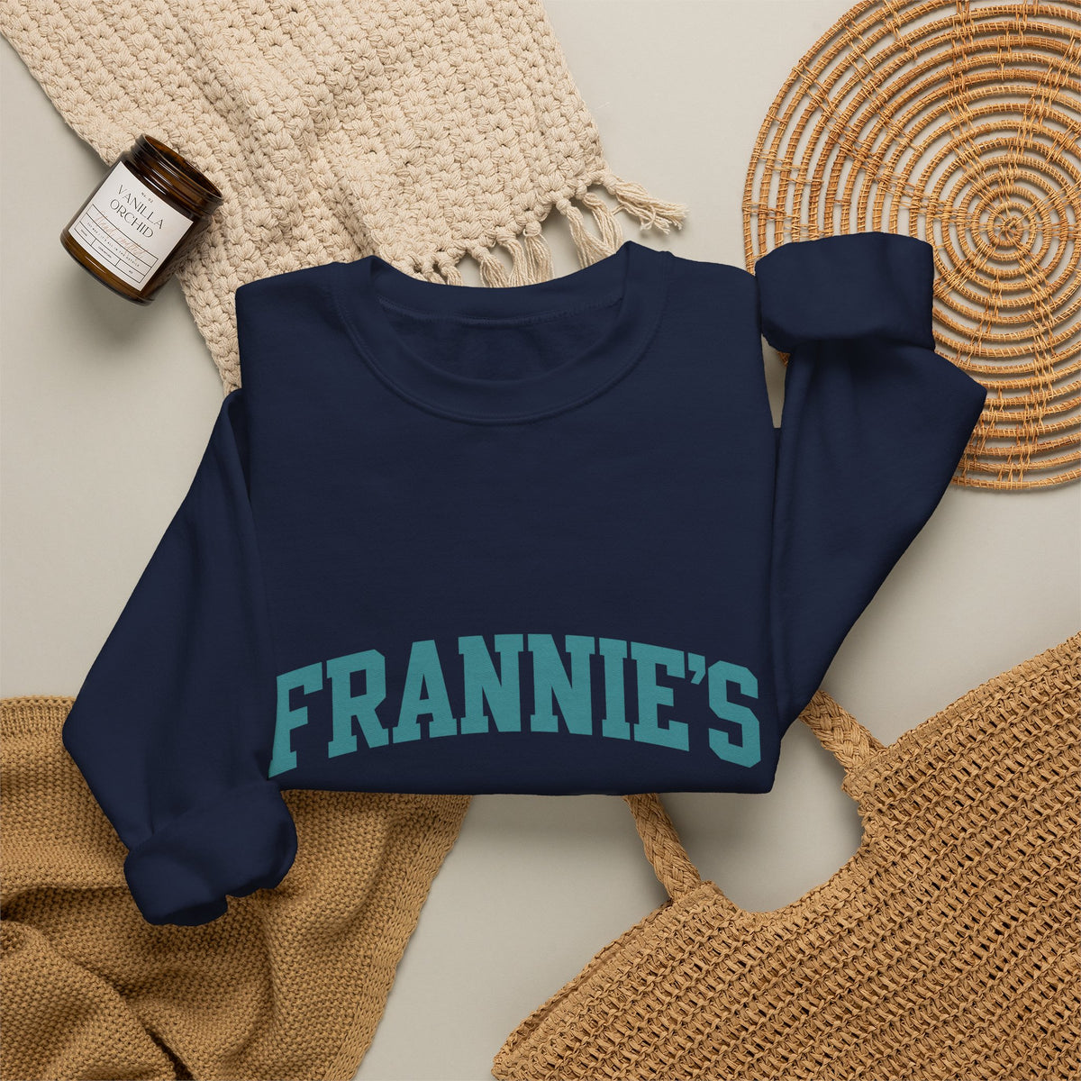 Frannie's Coffee Varsity Crewneck