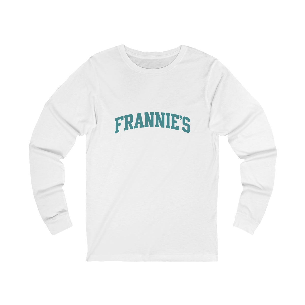 Frannie's Coffee Varsity Long Sleeve Tee