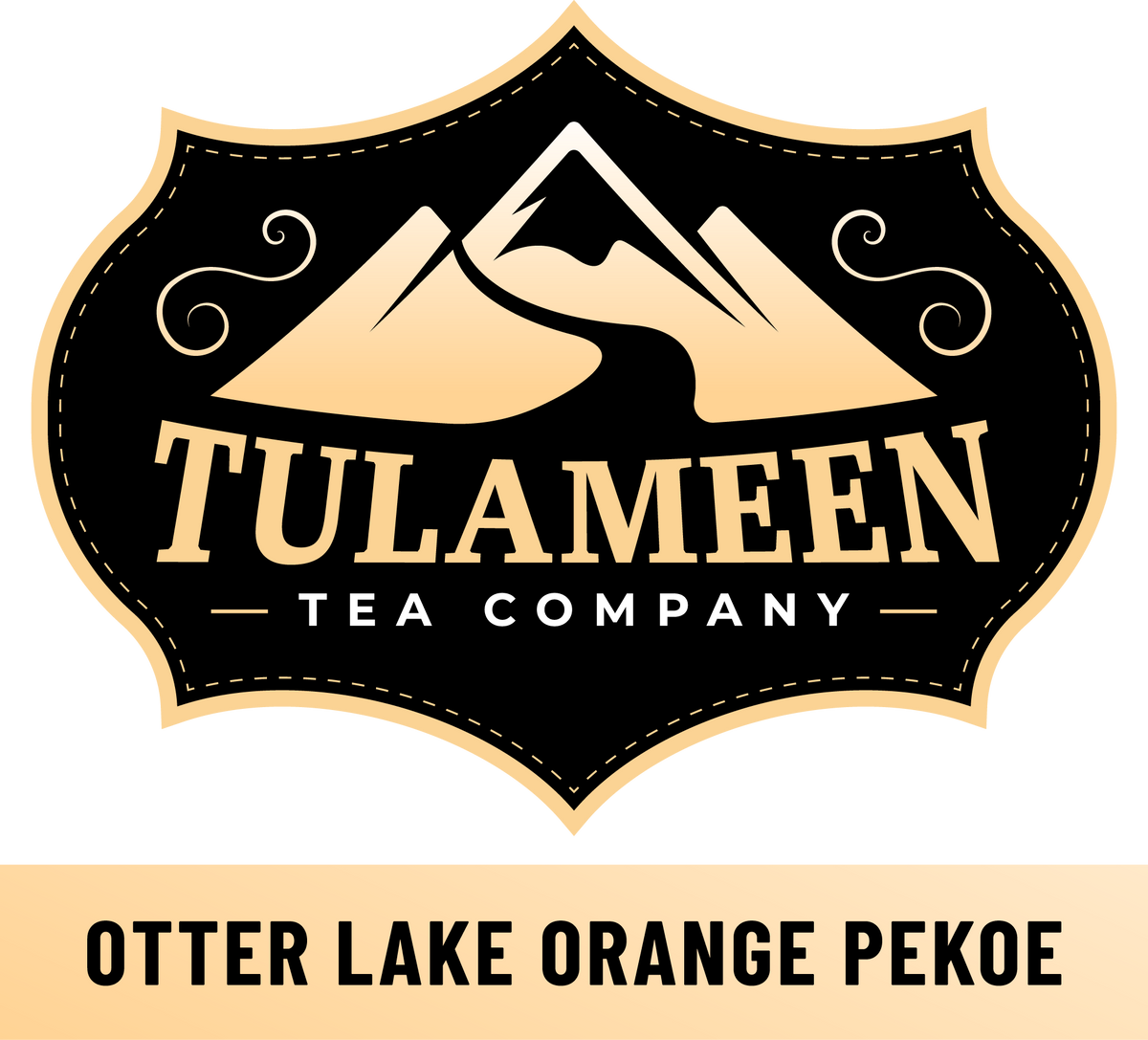 Tulameen Tea Company label for Otter Lake Orange Pekoe