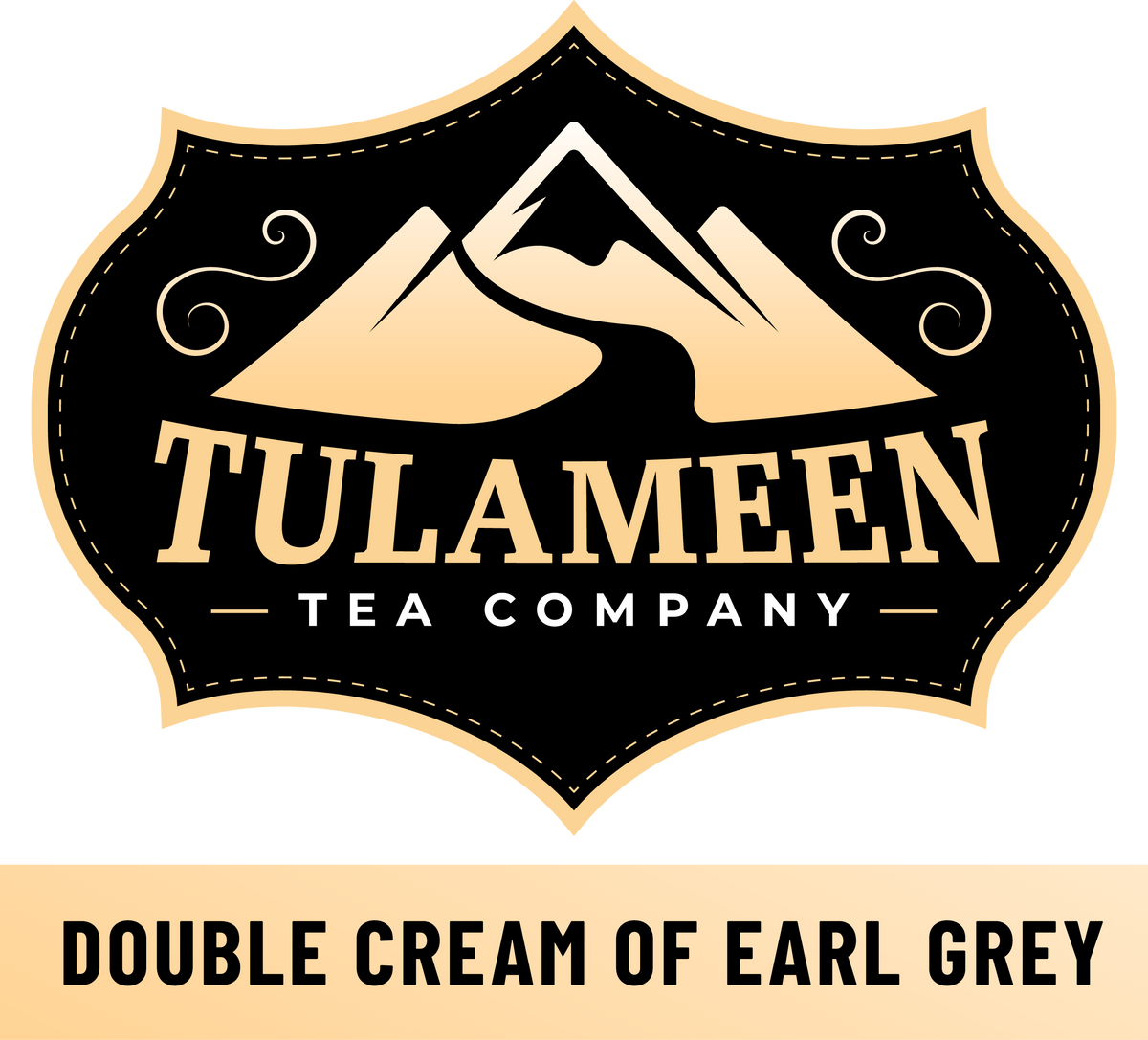 Tulameen Tea Company label for Double Cream of Earl Grey